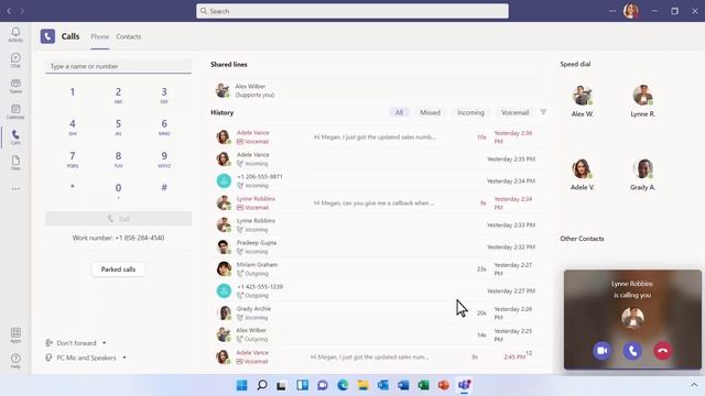 How to make and receive calls in Microsoft Teams смотреть онлайн