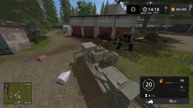 Farming Simulator 17.Карта "Курай FS17". Стрим-кооп с Бригадой Дваз смотреть онлайн