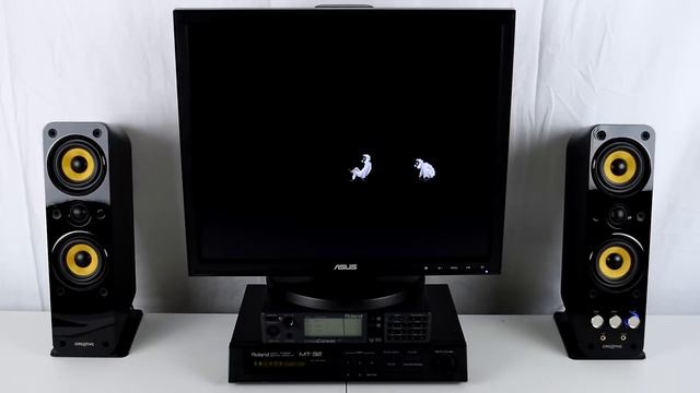 486DX 33 MHz DOS Retro Gaming PC Roland MT-32 Sound Canvas смотреть онлайн