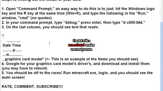 How to fix "Bad graphics card drivers," error for Minecraft! смотреть онлайн