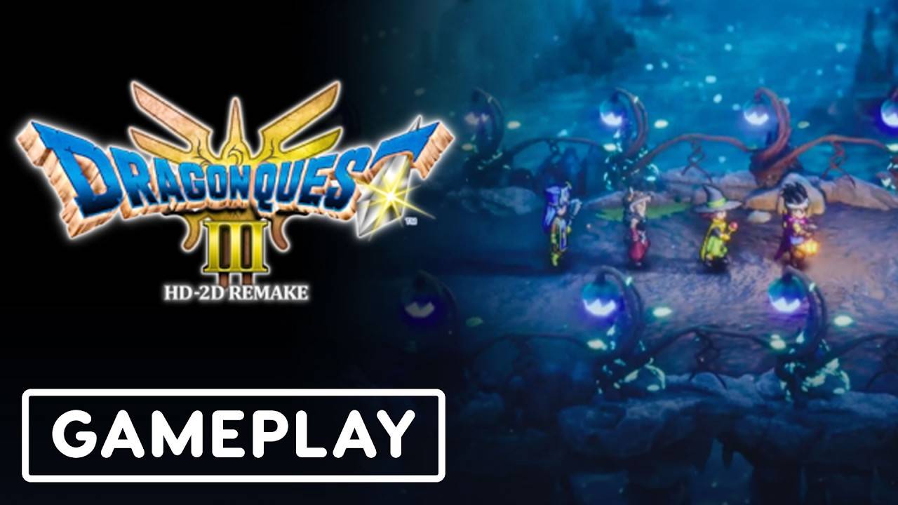 Dragon Quest III HD-2D Remake - Официальный Геймплейный Тизер смотреть онлайн