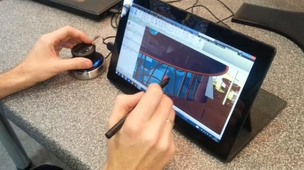 3D connexion & microsoft surface pro 1