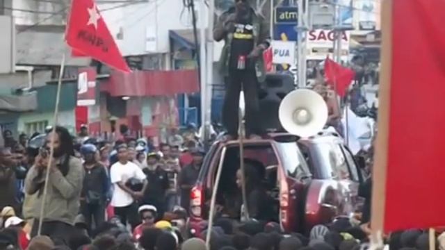 Orasi politik Tn. Mako Tabuni ||kita akan usir pemerintahan Indonesia|| смотреть онлайн