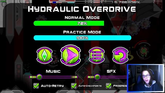 Hydraulic Overdrive (Insane Demon) by Xyriak (All Coins) | Geometry Dash 2.11 смотреть онлайн