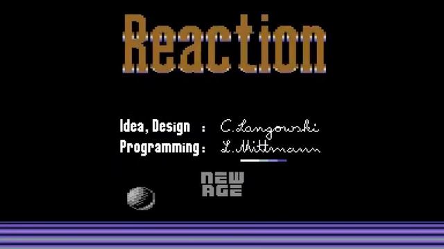 C64 Game: Reaction (1990, CP Verlag/Magic Disk 64) смотреть онлайн