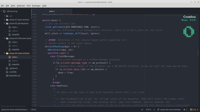 Silly result while trying to add window movement code with C and Xlib смотреть онлайн