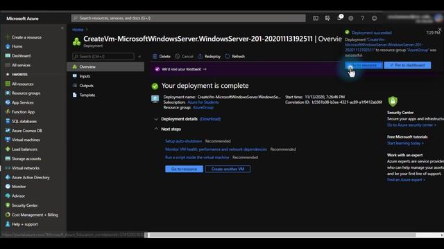 How to Create Virtual Machine (Windows Server 2019) in Microsoft Azure смотреть онлайн