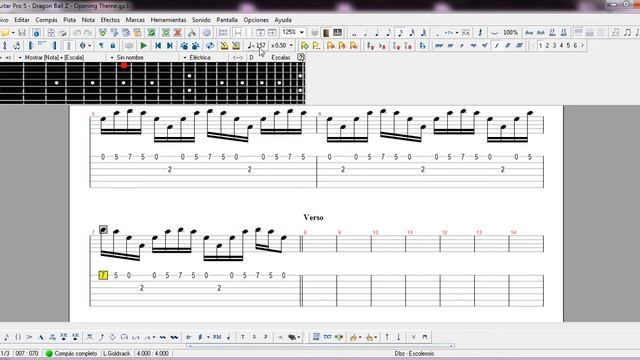 Como usar el Guitar Pro 5 (Muy básico) смотреть онлайн