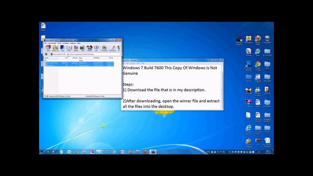 How To Fix Windows 7 Build 7600 This Copy Of Windows Is Not Genuine - HD смотреть онлайн