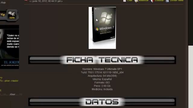 Descargar Windows 7 Ultimate-64 Bits en Español! смотреть онлайн