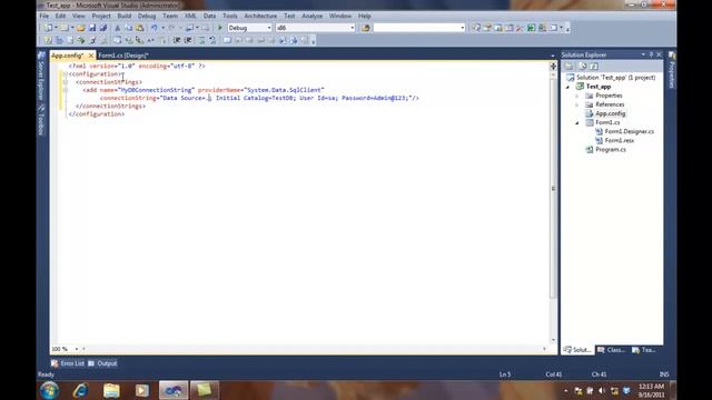 Using Database Connection Strings in App Config Windows Application NET mp4 смотреть онлайн