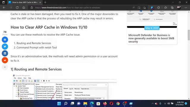 How to clear ARP Cache in Windows 11/10 смотреть онлайн