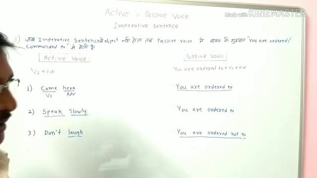PASSIVE VOICE OF IMPERATIVE SENTENCE , ENGLISH EDUCATION смотреть онлайн