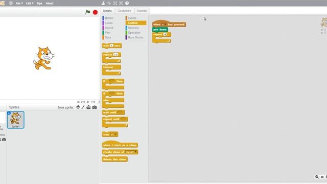 how to make a square in scratch 2.0 смотреть онлайн