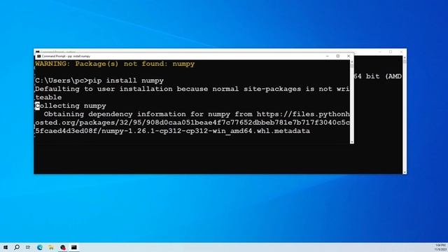 How to Install NumPy on python 3.12 | Python NumPy смотреть онлайн