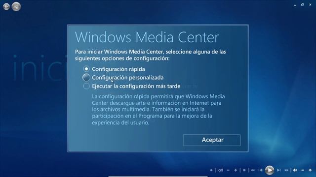 Windows media center en Windows vista смотреть онлайн