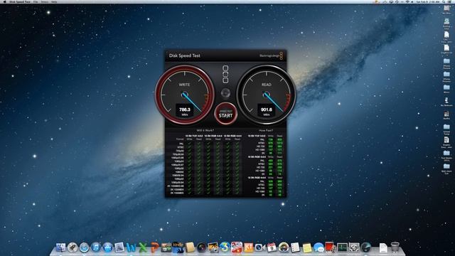 Fast SSD Disk Speed Test with Raid 0, Apple iMac. Read 900 MB/s, Write 800 MB/s смотреть онлайн