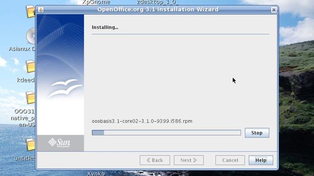 Install Openoffice 3.1 on Asianux Desktop смотреть онлайн