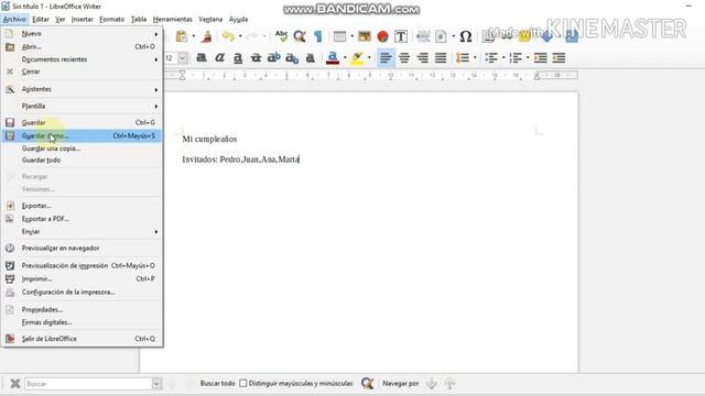 Tutorial Libre Office Writer 3. Crear y guardar un archivo смотреть онлайн