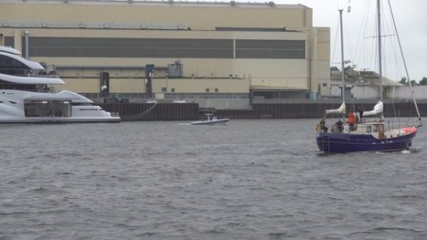 4K | Mega Yacht AL LUSAIL - former Project JUPITER - Tender test drives