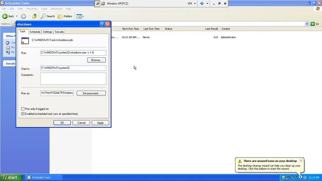34 Creating Auto Shutdown on task scheduler for Windows XP Client смотреть онлайн