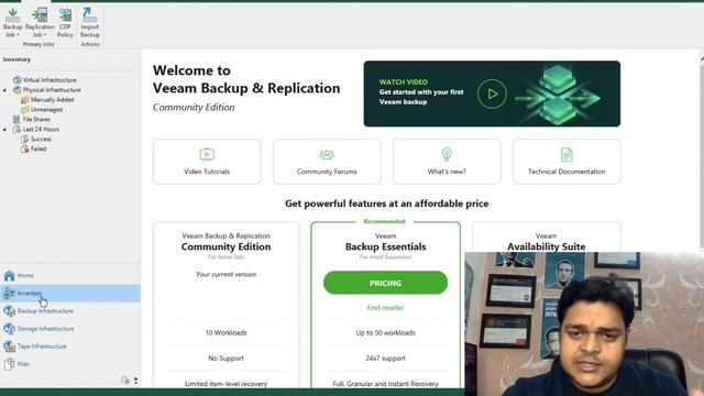 VMware vSphere Virtual machine backup using Veeam-11 | Veeam Backup смотреть онлайн