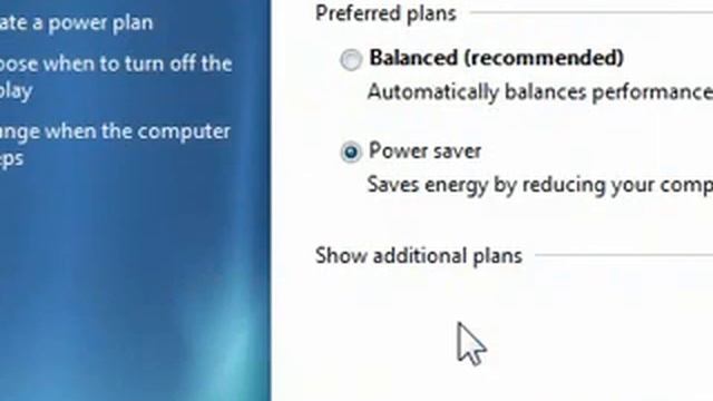 How to select a power plan for your computer in Windows 7 смотреть онлайн