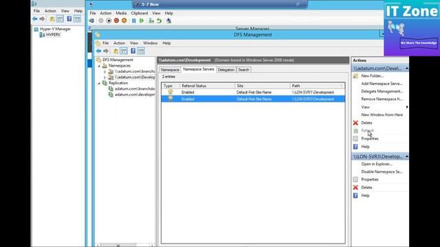 Distributed File System | Distributed file system setup in windows server 2012 | Technical Munch смотреть онлайн