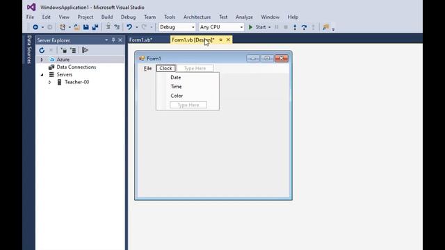Ep10 Visual Basic 2019 การสร้างฟอร์มเมนู ต่างๆ MenuStrip,MenuBar ด้วย Visaul Basic смотреть онлайн
