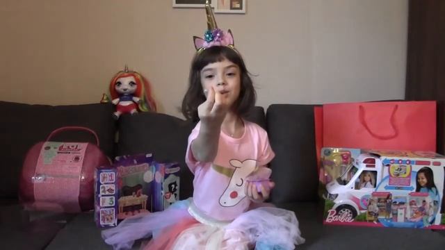 МОИ ПОДАРКИ / POOPSIE SURPRISE UNICORN слайм/ Куклы LOL /HAIRDORABLES / BARBIE машина смотреть онлайн