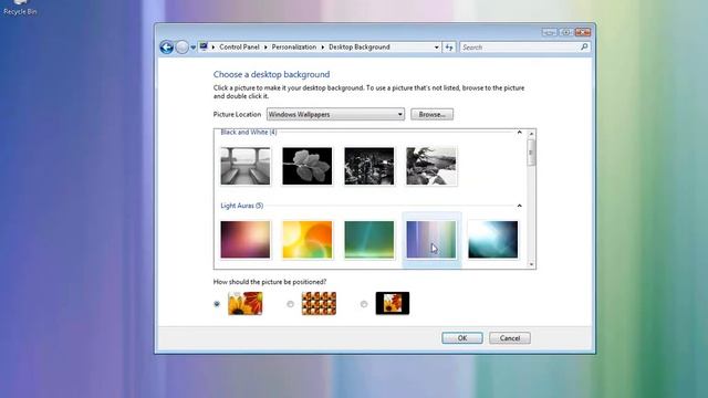 Changing the Desktop Background in Windows Vista.wmv смотреть онлайн