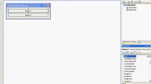 [VB.net] Hello World - Windows Forms смотреть онлайн