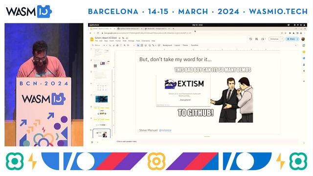 Extism 1.0, your framework to build with WebAssembly by Steve Manuel @ Wasm I/O 2024 смотреть онлайн