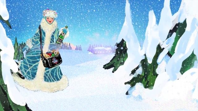 Серия Новогодних открыток для телеканала Paramount Comedy "Снегурочка" смотреть онлайн