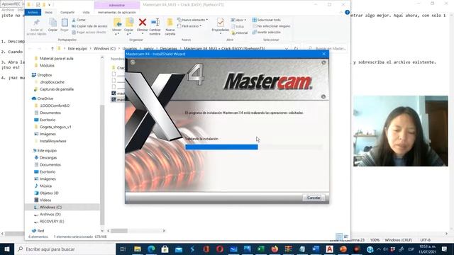 Unidad 3 Instalación de Mastercam смотреть онлайн