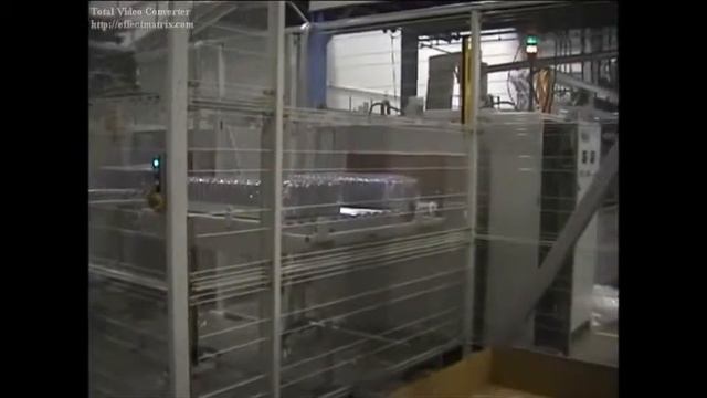 Автоматический палетайзер стекло бутылок и ПЭТ бутылок 12000 бут в час. смотреть онлайн