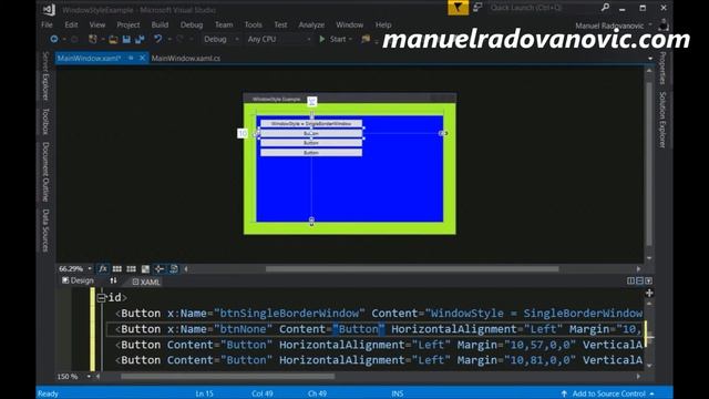 WPF - Windows Presentation Foundation - 3#. WindowStyle смотреть онлайн