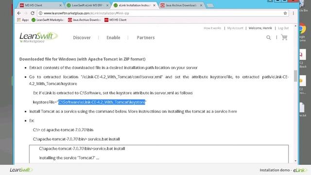 eLink Installation demo смотреть онлайн