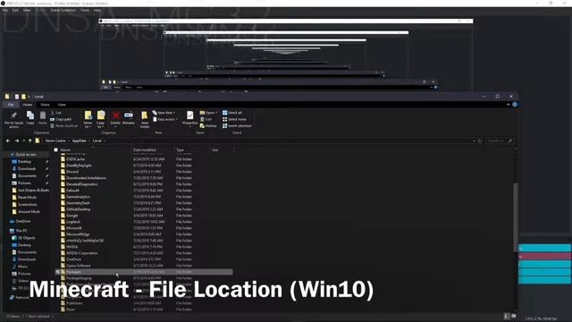 Minecraft Bedrock Edition File Location on IOS & Windows 10 смотреть онлайн