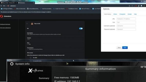 How-to install and setup the 'play to kodi' web browser extension for kodi