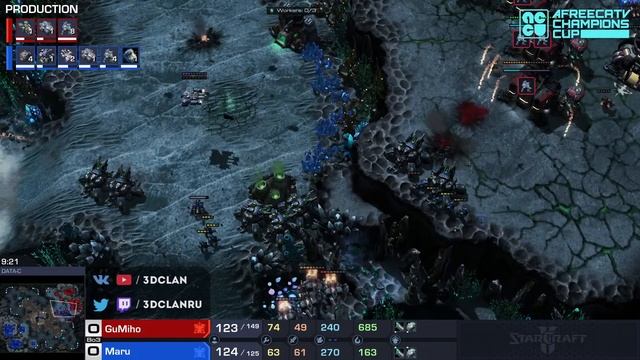 Maru, Cure, GuMiho, Bunny - 🏆 15000$ AfreecaTV Champions Cup ГРУППА B смотреть онлайн