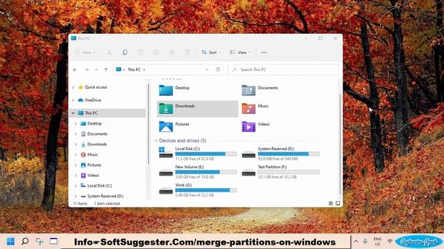How To Merge Partitions On Windows 11/Windows 10/Windows 8/Windows 7 Without Third-party Software ? смотреть онлайн