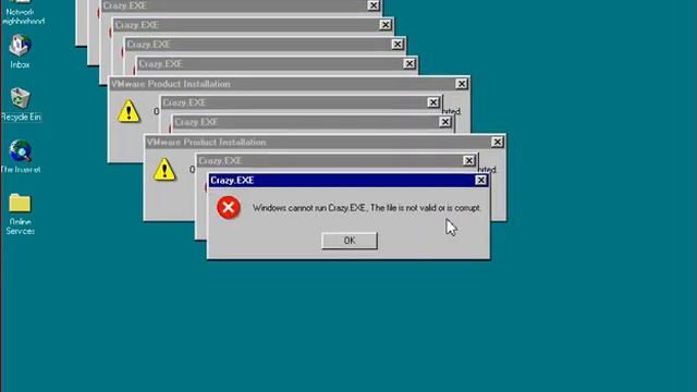 Windows 96 Crazy error смотреть онлайн