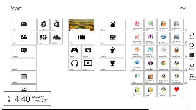 Windows 8 Pro Tutorial 18 - Metro Ease Of Access Settings - Assistive Tech 9 смотреть онлайн