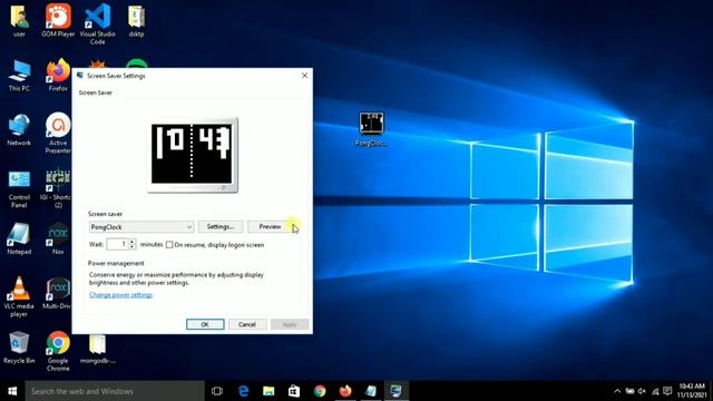 How to Install Pong Clock ScreenSaver in Windows 10 смотреть онлайн