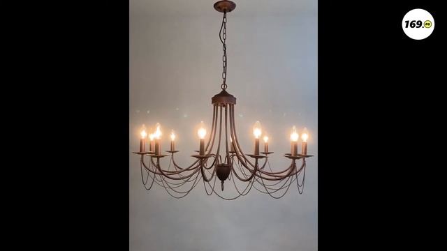 Подвесная люстра F Promo Plini 2590 12P ✓ купить со склада в Москве и МО mebel169.ru смотреть онлайн