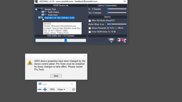 ASIO 4 ALL EN PRO TOOLS смотреть онлайн