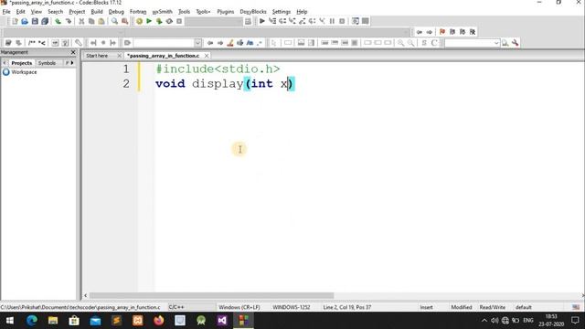 Passing Arrays In Function смотреть онлайн