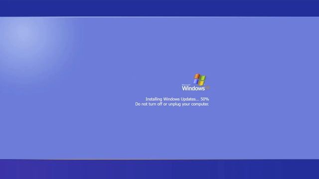 Windows XP Update Screen REAL COUNT 3 hours 4K Resolution смотреть онлайн