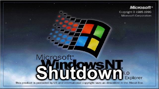 Windows NT 4.0 Sound: Shutdown смотреть онлайн